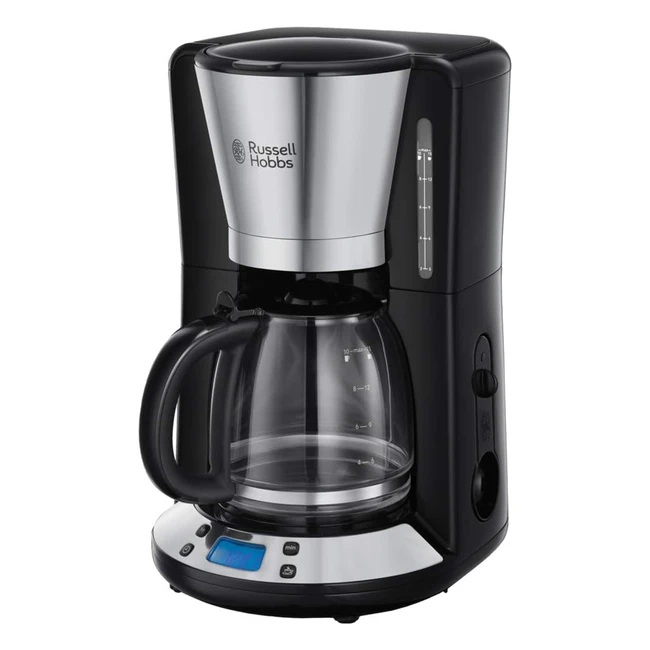 Cafetière Programmable Russell Hobbs Whirltech - Extraction optimale - 10 tasses - Inox poli