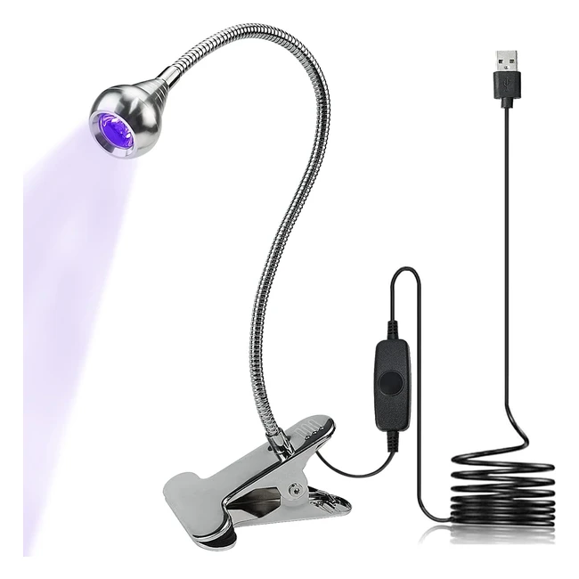 Lampe UV 5W Shuwosmart pour ongles en gel - Séchage rapide, traitement ultraviolet