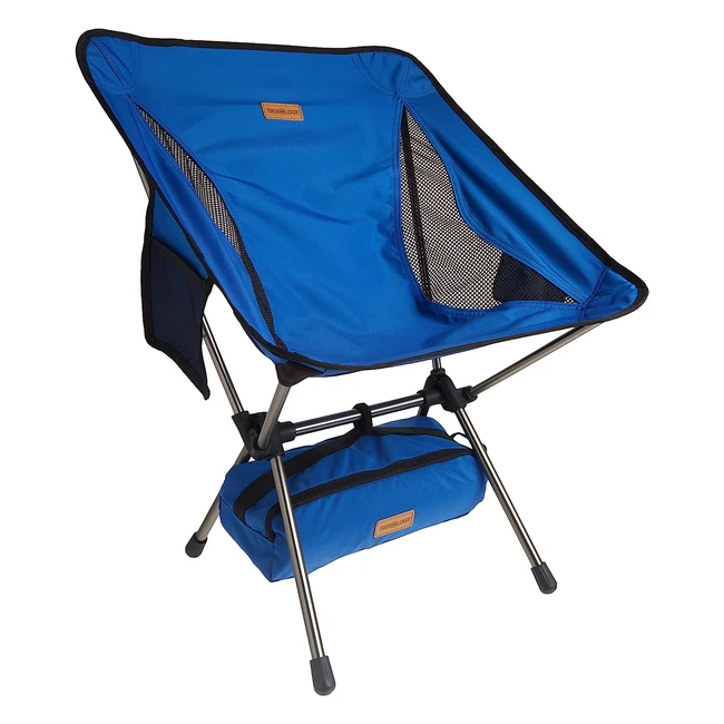 Trekology Chair - Ultra Lightweight Camping Chair for Adults - Foldable and Portable - Brand New Design - #1 Choice for Outdoor Activities
