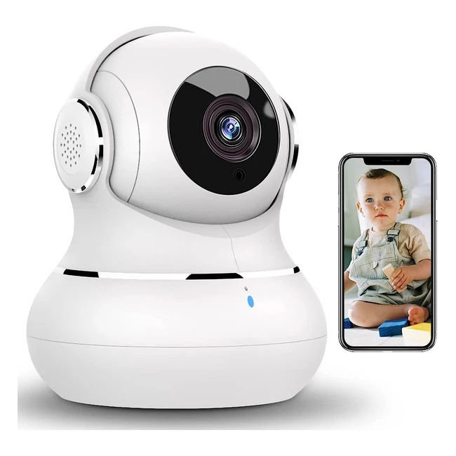 Little Elf Überwachungskamera - WLAN IP Kamera für Haustier & Babyphone - Bewegungserkennung & IR Nachtsicht