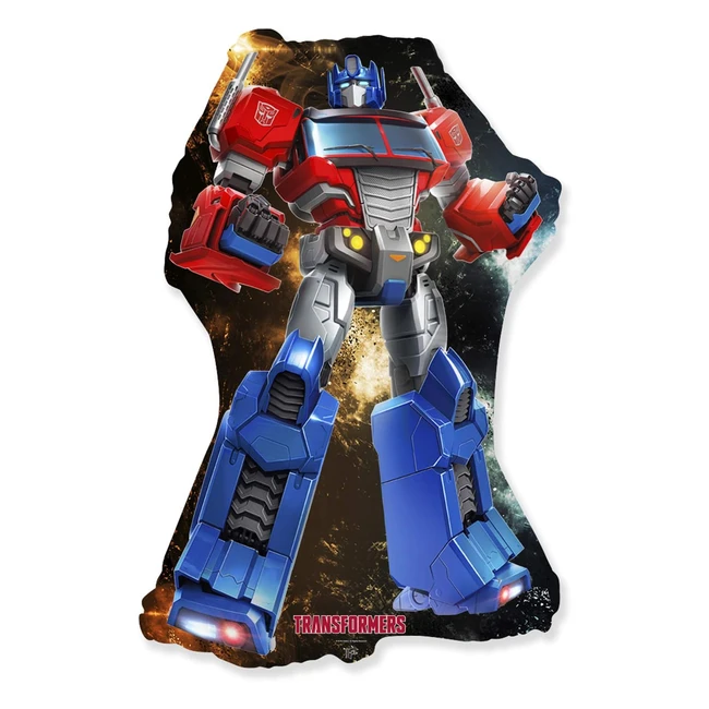 Globo Gigante Optimus Prime Transformers XXL 75cm - Decoración Cumpleaños