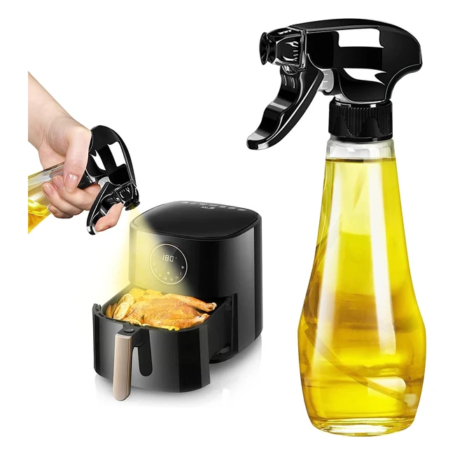 Spruzzatore Olio Nero 200ml - Ahouger Novit SpruzzatoreOlio Cucina Friggi
