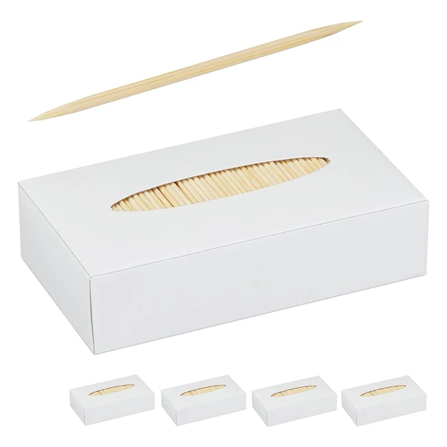 Palillos para dientes 65 cm - Pack de 5000 unidades