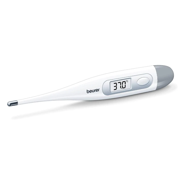 Beurer FT9 Digital Körperthermometer wasserdicht LCD-Display Messbereich 1°C akustisches Signal quecksilberfrei weiß