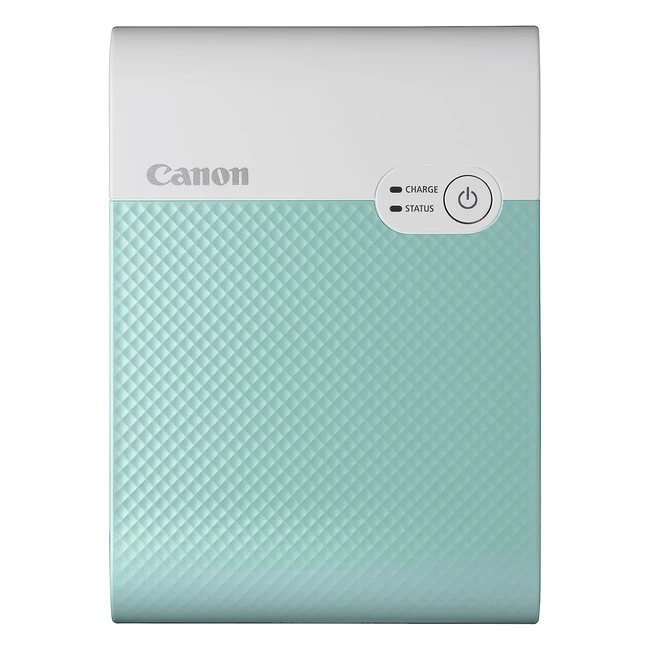 Imprimante Canon Selphy Square QX10 Vert Menthe - Haute Qualité, Sans Cartouche d'Encre