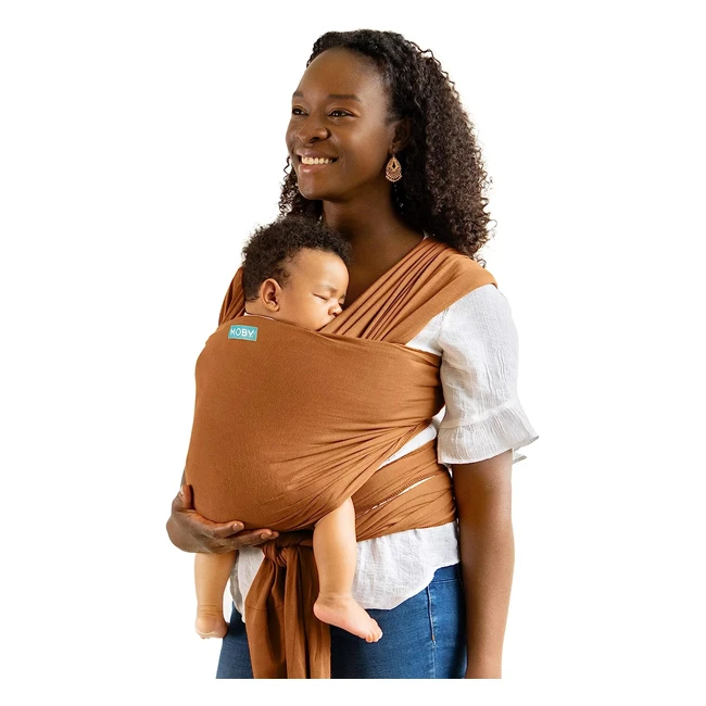 Moby Wrap Baby Carrier Evolution - Keeps Baby Safe & Secure - Adjustable for All Body Types - Perfect for Mom & Dad