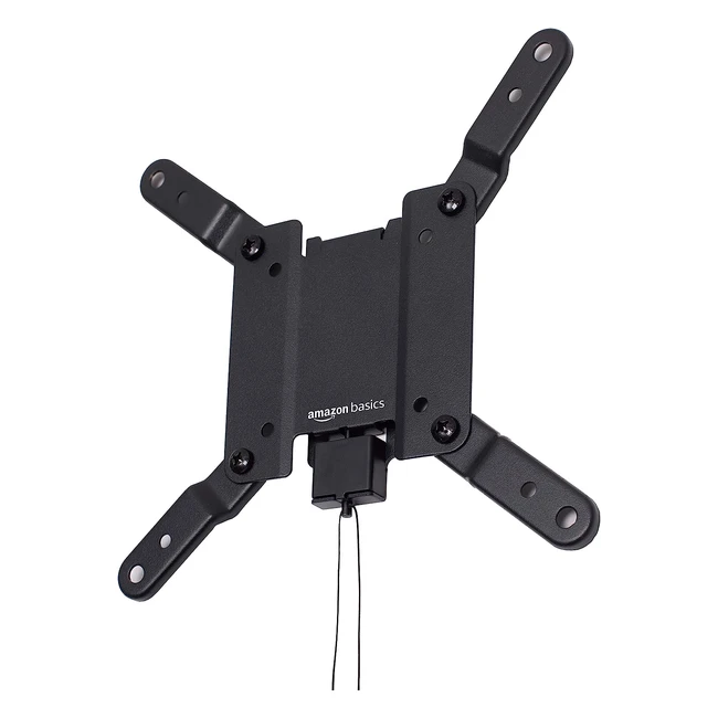 Support mural fixe pour TV écran plat - Amazon Basics - VESA 200x200mm - Noir