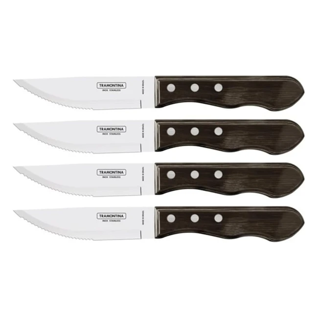 Cuchillos de carne Tramontina jumbo, pack de 4 - ¡Aprovecha ahora!