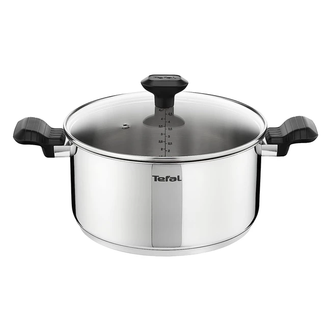 Tefal Comfort Max Stewpot 24cm Induction Stainless Steel C9734604 - Premium Qual