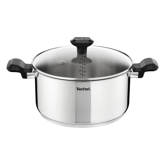 Tefal Comfort Max Stewpot 24cm Induction Stainless Steel C9734604 - Premium Quality, 10-Year Warranty, Full Induction