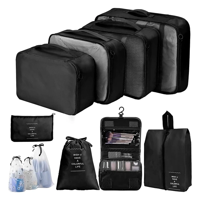 Organizer Valigia 11 Pezzi - Set Organizer Viaggio Salvaspazio