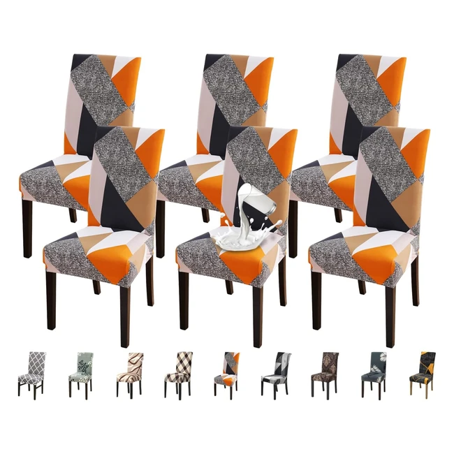 Coprisedie Impermeabile 6 Pezzi - Jaotto | Protezione Liquidi | Tessuto Morbido e Resistente