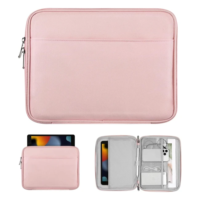 Housse de protection Timovo pour iPad 10.2 2021/2019, iPad Air 4/5 10.9, iPad 10e gen 10.9 2022, iPad Pro 11 2022/2018, Galaxy Tab A8 10.5 - Rose