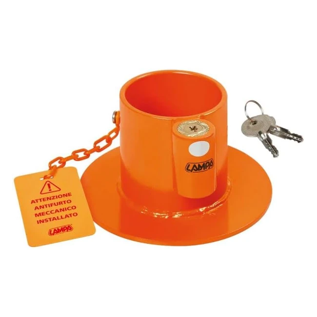 Lampa 98703 Antifurto Meccanico Arancione - Protezione Sicura per la Tua Auto