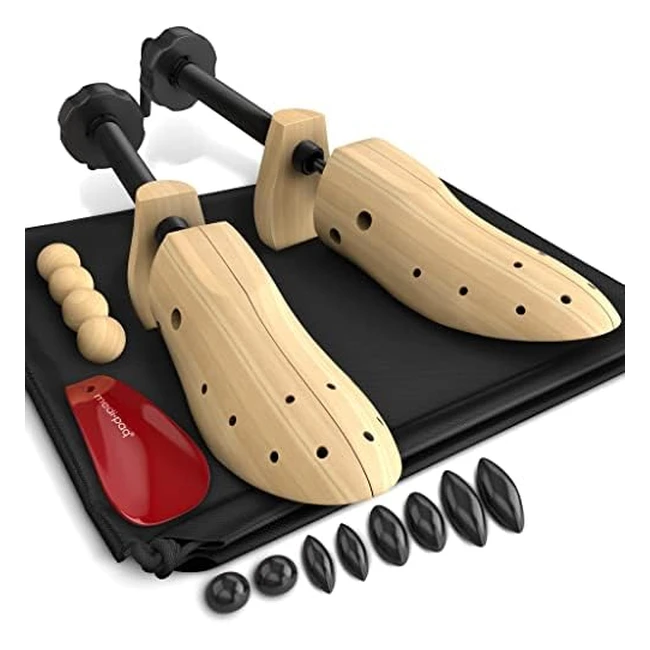 Premium Gents Pine Shoe Stretchers - UK Size 7-12 - Medipaq