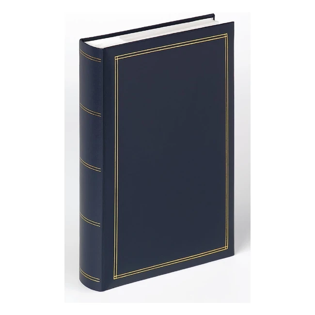 Walther Design ME140L Monza Photo Album - Slip-in Album for 300 Photos 10x15 cm - Blue
