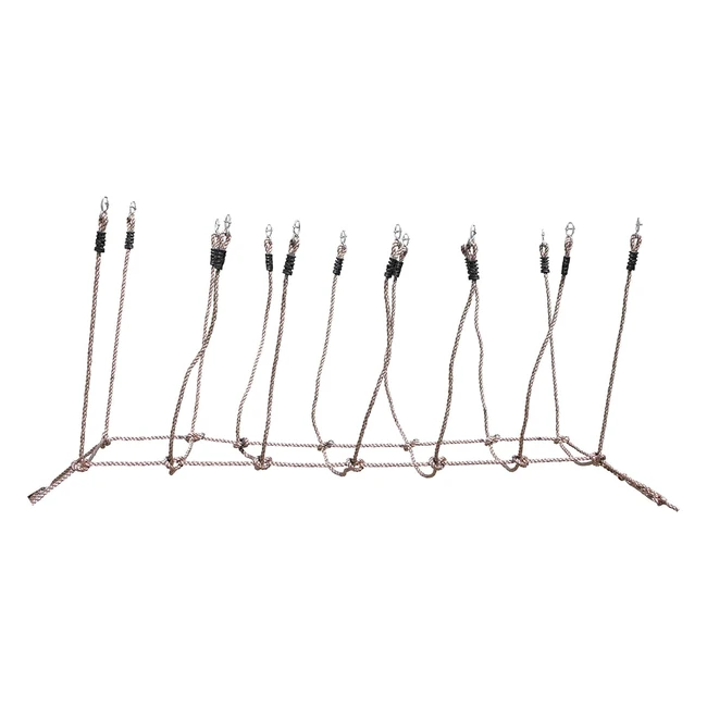 Pont de corde résistant en plastique Small Foot 6998 - Poids max 100 kg - À partir de 3 ans