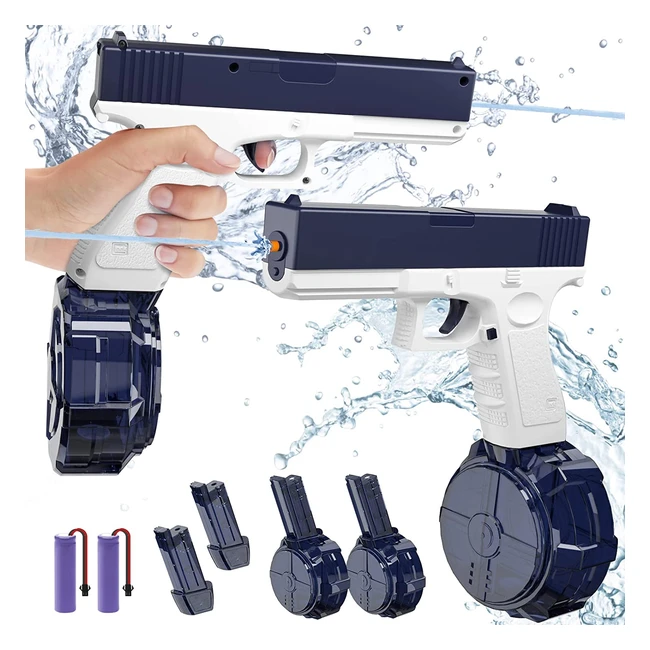 Pistolet  eau lectrique puissant pour adultes et enfants - 2 pcs longue dis