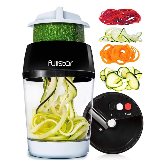 Fullstar Mandoline Slicer Spiralizer Vegetable Chopper - Compact and Easy to Cle