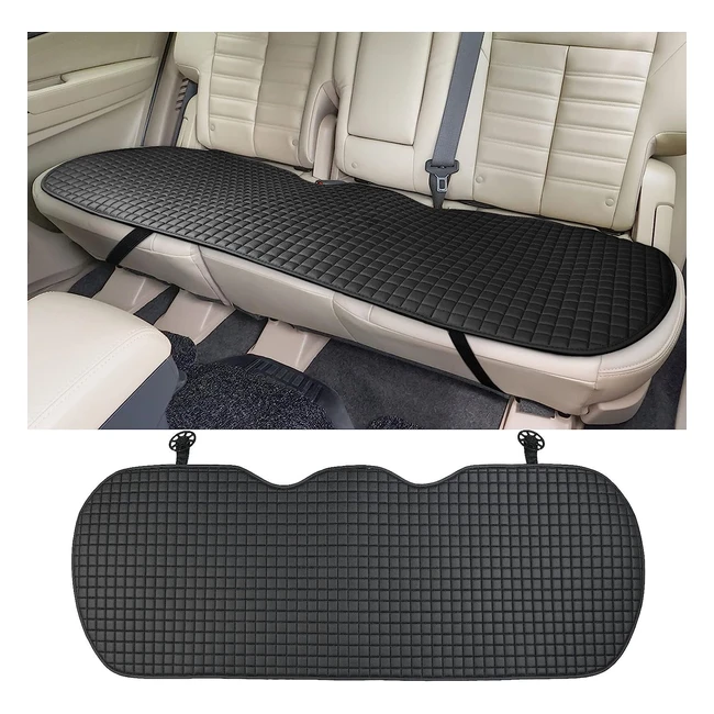 Coprisedili posteriori auto Zatooto 1pcs PU pelle impermeabile - Protezione sedile posteriore antiscivolo e confortevole