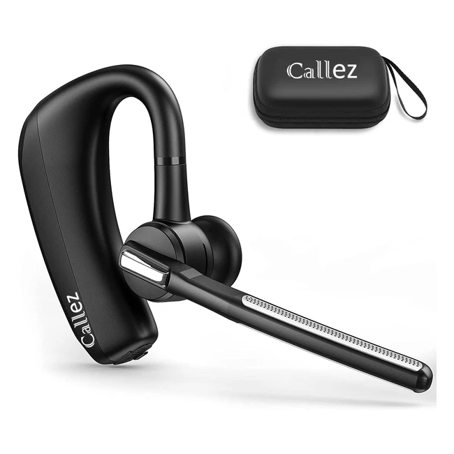 Super Light Bluetooth Headset with CVC80 Dual Mic Noise Cancelling - iPhone Andr