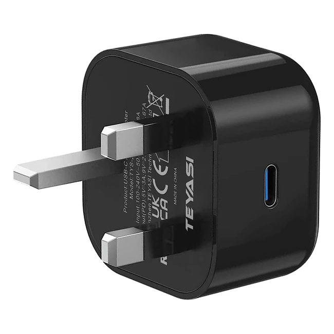 Samsung Charger Plug Fast Charge - USB C - Galaxy S23/S22/S21/S20 - Super Fast Charging - Reference: A54