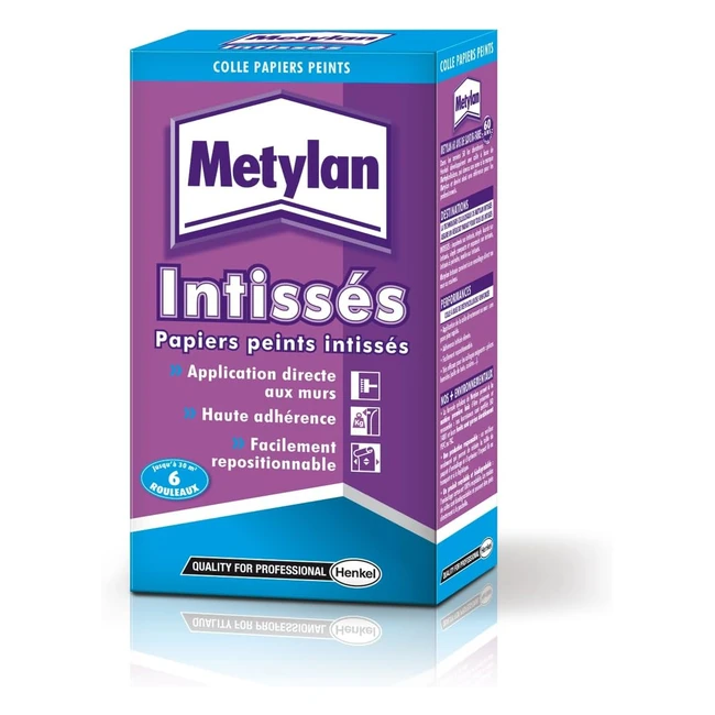 Colle papier peint Metylan intissé 200g - Convient à tous les types de papiers peints
