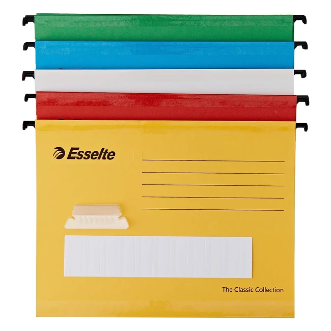 Esselte 93042 Classic A4 Vertical Suspension Files - Pack of 10