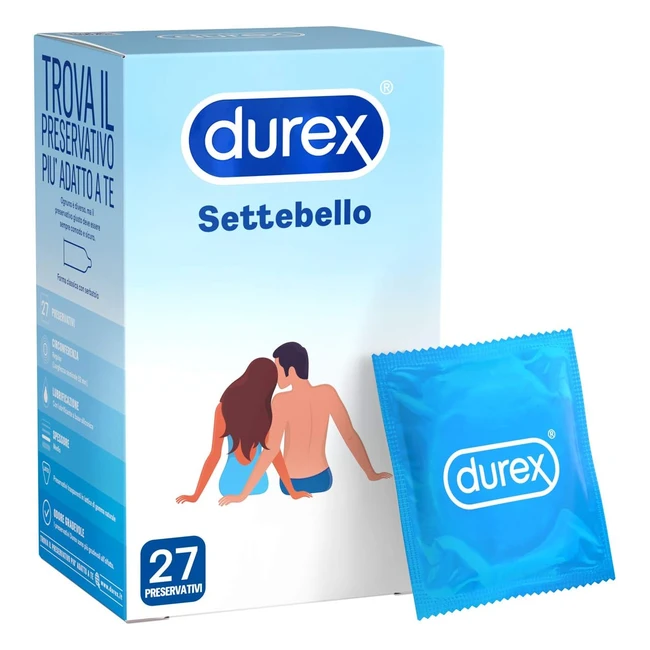 Durex Preservativi Classici Settebello 27 Profilattici - Sicurezza e Privacy