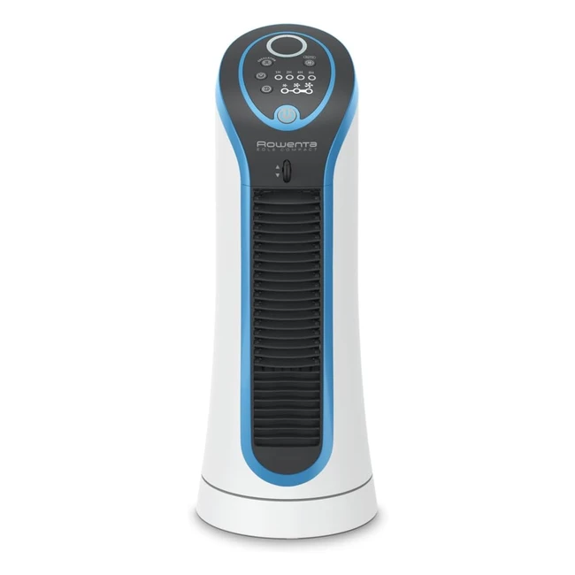Rowenta VU 6210 F0 Eole Compact Tisch-Turmventilator Wei - Mit digitalem Displ