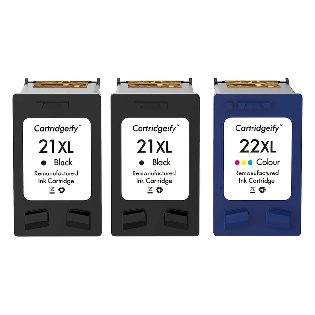 Cartucho de tinta Cartridgeify 21XL 22XL para HP - Alta calidad y bajo costo