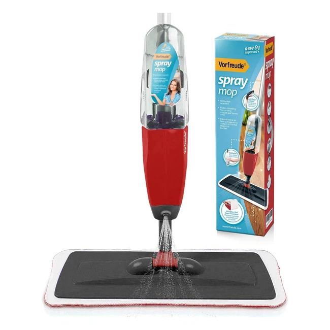 Vorfreude Spray Mop - Clean Floors with Ease! (Refillable 700ml Bottle)