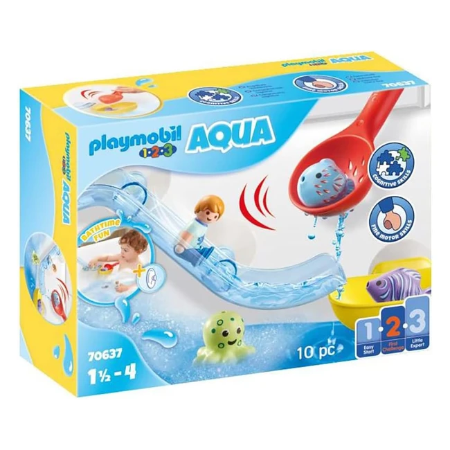 Playmobil 123 Aqua 70637 - Spa mit Meerestieren - Badespielzeug fr Kleinkind