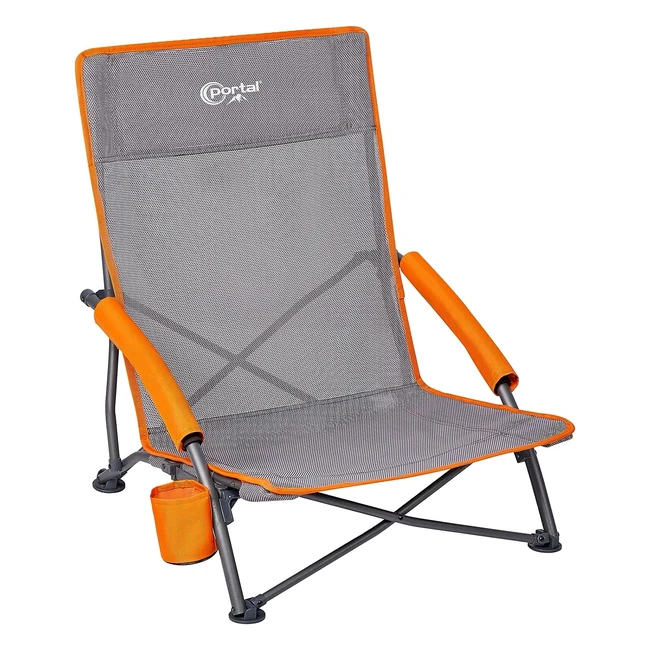 Portable Folding Beach Chair - Lightweight and Comfortable - Supports 100kg
