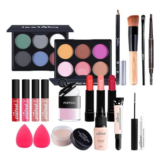 Holzsammlung All-in-One Makeup Kit - High Quality Long Lasting Portable