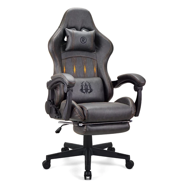 Hahagaming Chair - Ergonomic Design - Swivel - Dark Grey - #1 Gaming Chair