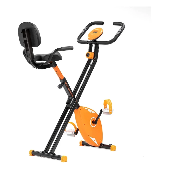 Cyclette pieghevole CitySports con schienale, 8 livelli di resistenza - Fitness domestico