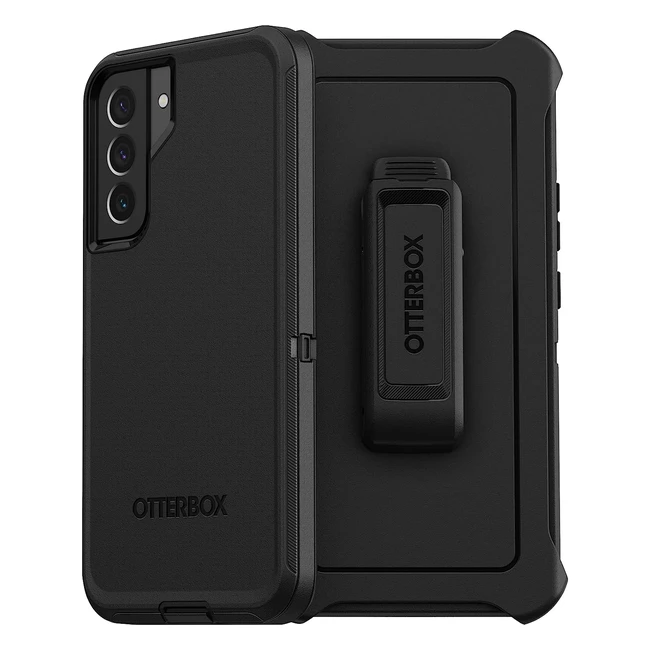 Funda Samsung Galaxy S22 OtterBox Defender | Resistente a Golpes y Caídas | Protección Militar | Negro