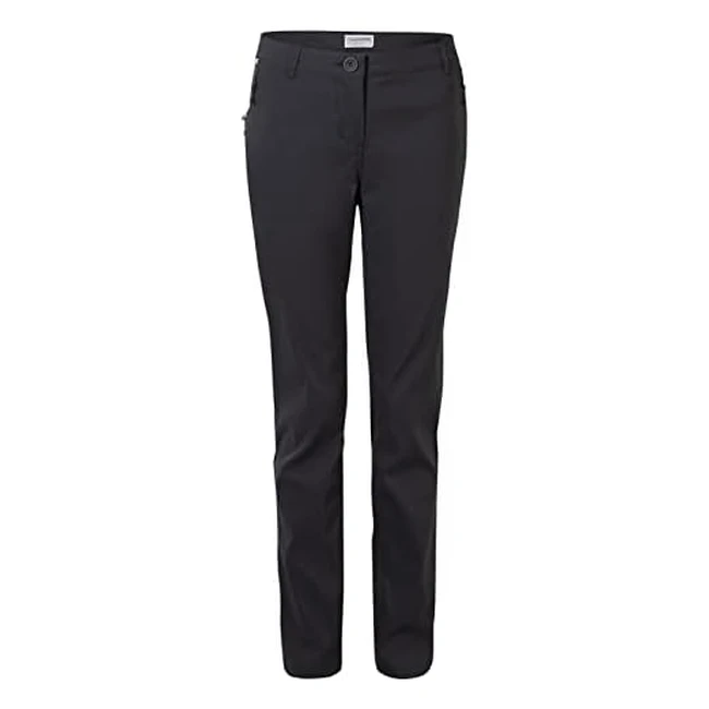 Craghoppers Women's Kiwi Pro Trousers - Graphite, Size 16 - UPF40 Protection, Water Repellent, Anti-Insect