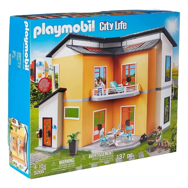 Playmobil City Life 9266 Modernes Wohnhaus mit Licht und Soundeffekten