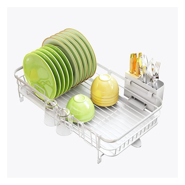 Escurridor de Platos Extensible 325-546 cm - Sayzh - Gran Capacidad y Sistema de Drenaje Rápido