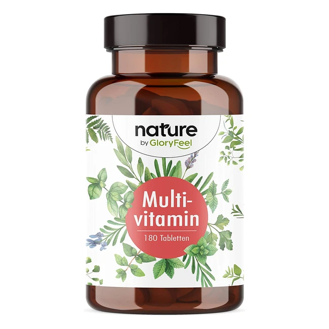 Premium Multivitamin - Umfassender Komplex mit bioaktiven Formen - Alle wertvollen AZ-Vitamine und Mineralstoffe - Laborgetestet und in Deutschland hergestellt - 180 Tabletten
