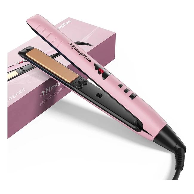 Lisseur Cheveux Fer Lisser et Boucleur 2en1 - Advanced Ceramic Plaques - Salon Professionnel