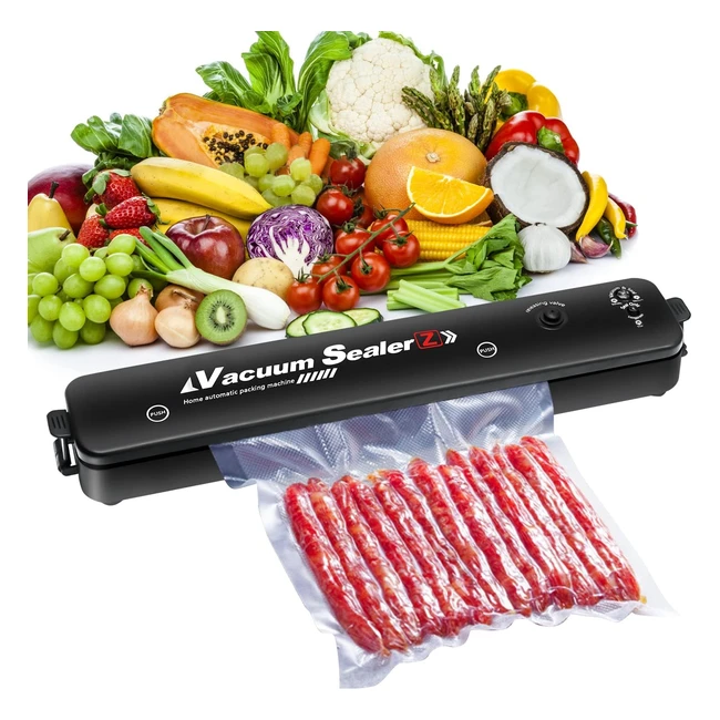 Machine Sous Vide Alimentaire Lixiin - Conservation Aliments Viandes Légumes Fruits - Inclus 10 Sac Sous Vide