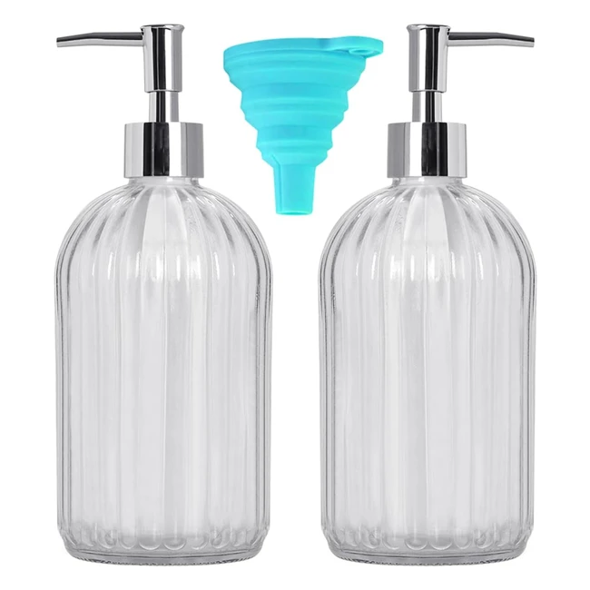 Distributeur Savon Liquide Rabbitxoco 18oz500ml Lot de 2 - Qualité Supérieure