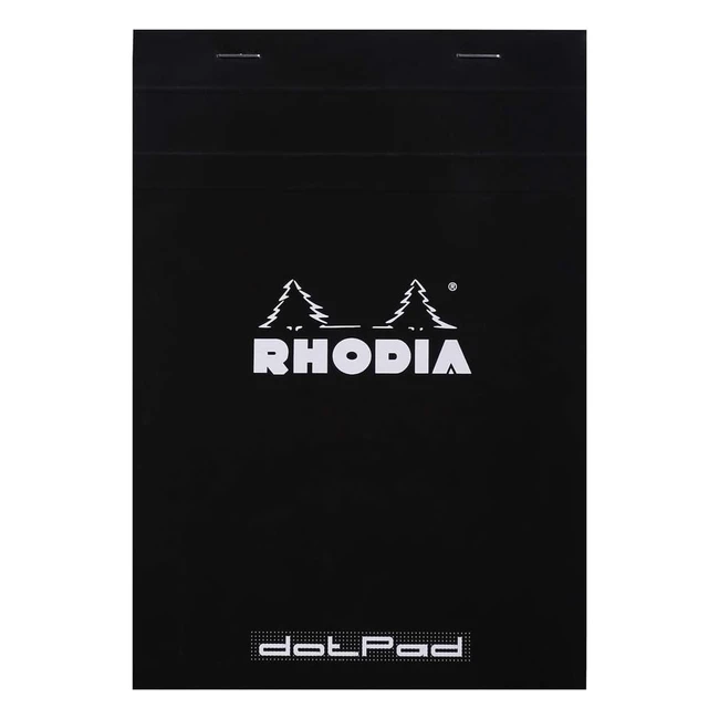 Rhodia 16559C DotPad Block DIN A5 Dot Grid 80 Blatt 1 Stck Schwarz