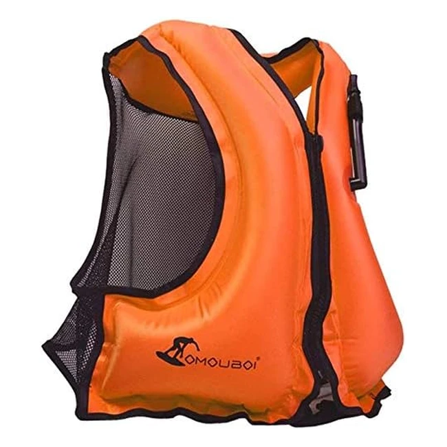 Forweway Inflatable Snorkel Vest - Lightweight, Portable, and Safe - Adult Swim Vest - 96220 lbs