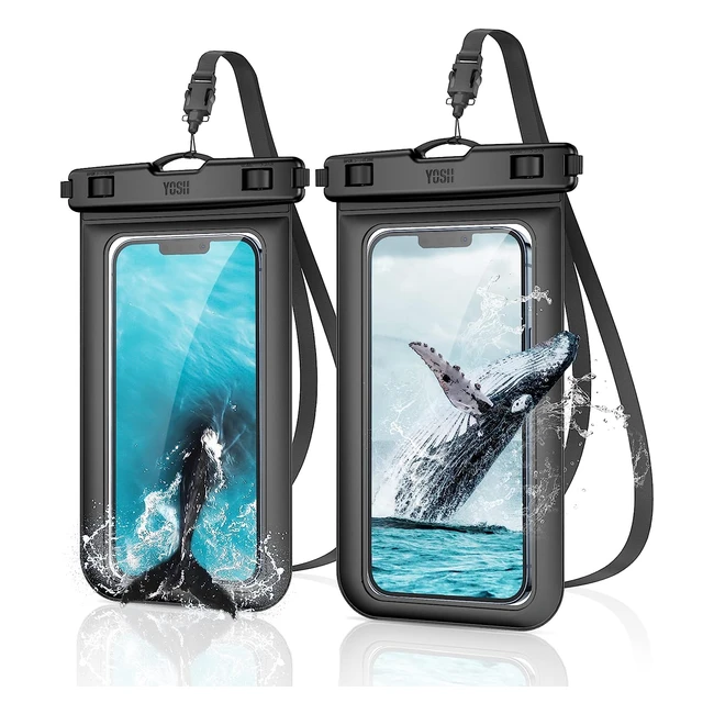 Yosh Wasserdichte Handyhlle 68 Zoll mit verbessertem Verriegelungsdesign - Un