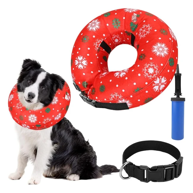 Collerette gonflable pour chien et chat - Confortable et ajustable - Rcuprat