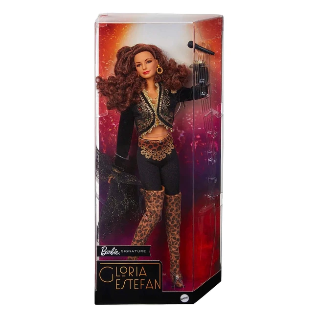 Barbie Signature Gloria Estefan Doll - Gold and Black Fashion - Collectible Gift HCB85